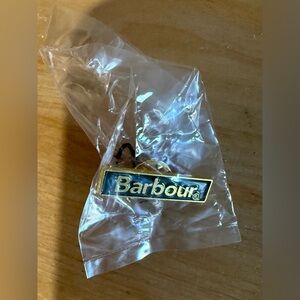 Barbour Gold and Green Enamel Pin: Unisex Stocking Stuffer, Scarf Pin 🎄🧣🎁
